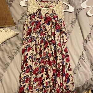 floral mini dress